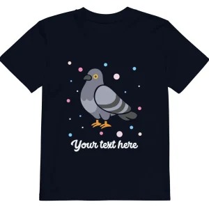 Sale Personalised Custom Text - Organic Cotton Kids T-Shirt - London Doodles - Pigeon Kids Clothing | Children & Baby Clothing