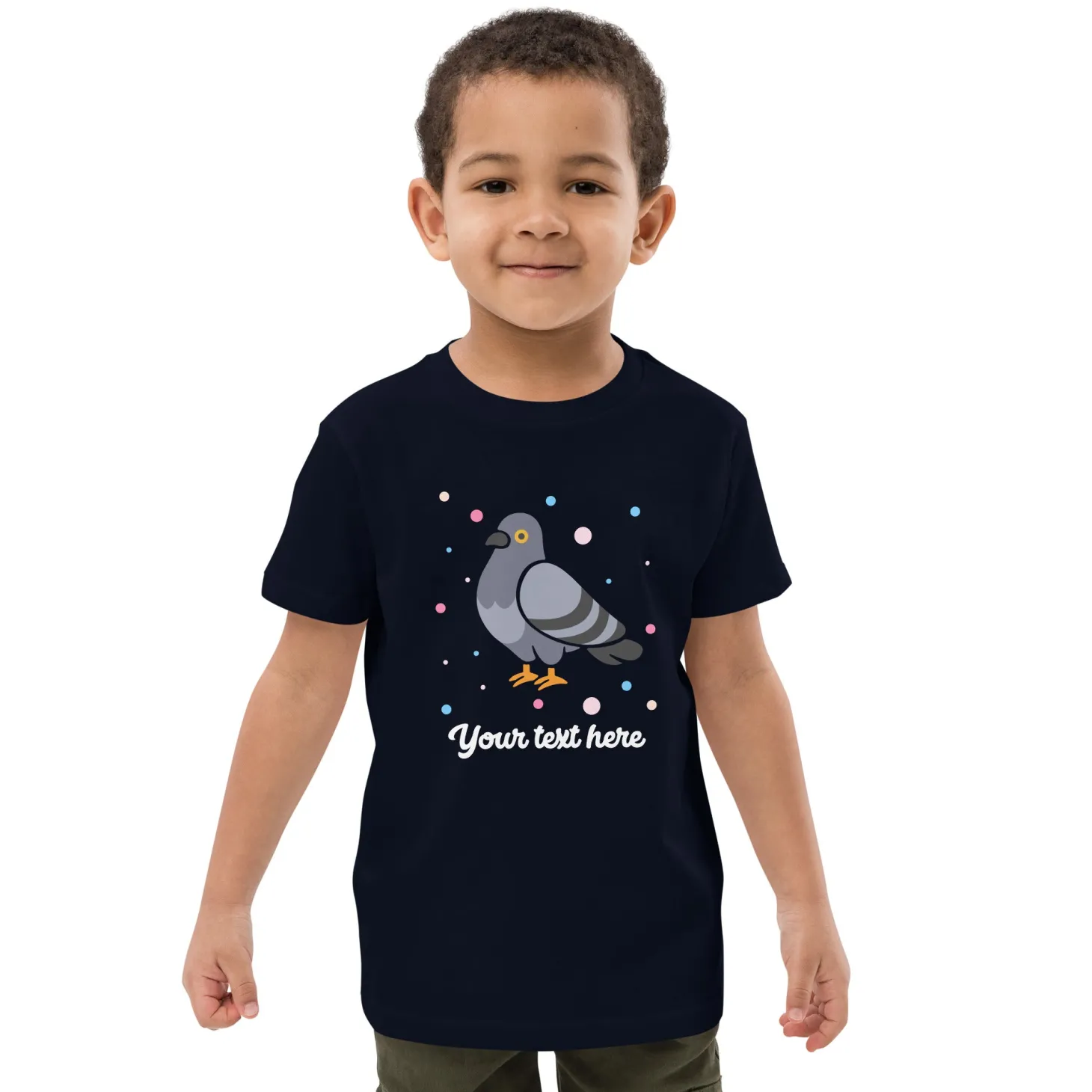 personalised_custom_text__organic_cotton_kids_tshirt__london_doodles__pigeon_4.webp Sale Personalised Custom Text - Organic Cotton Kids T-Shirt - London Doodles - Pigeon Kids Clothing | Children & Baby Clothing