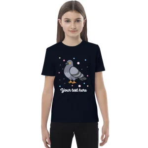 Sale Personalised Custom Text - Organic Cotton Kids T-Shirt - London Doodles - Pigeon Kids Clothing | Children & Baby Clothing