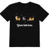Discount Personalised Custom Text - Organic Cotton Kids T-Shirt - London Doodles - Pigeons & Corgis Kids Clothing | Children & Baby Clothing