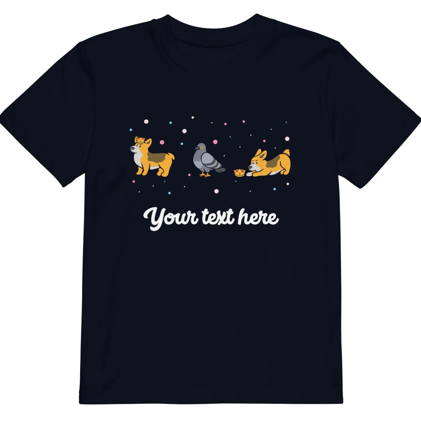 personalised_custom_text__organic_cotton_kids_tshirt__london_doodles__pigeons_amp_corgis_3.webp Discount Personalised Custom Text - Organic Cotton Kids T-Shirt - London Doodles - Pigeons & Corgis Kids Clothing | Children & Baby Clothing