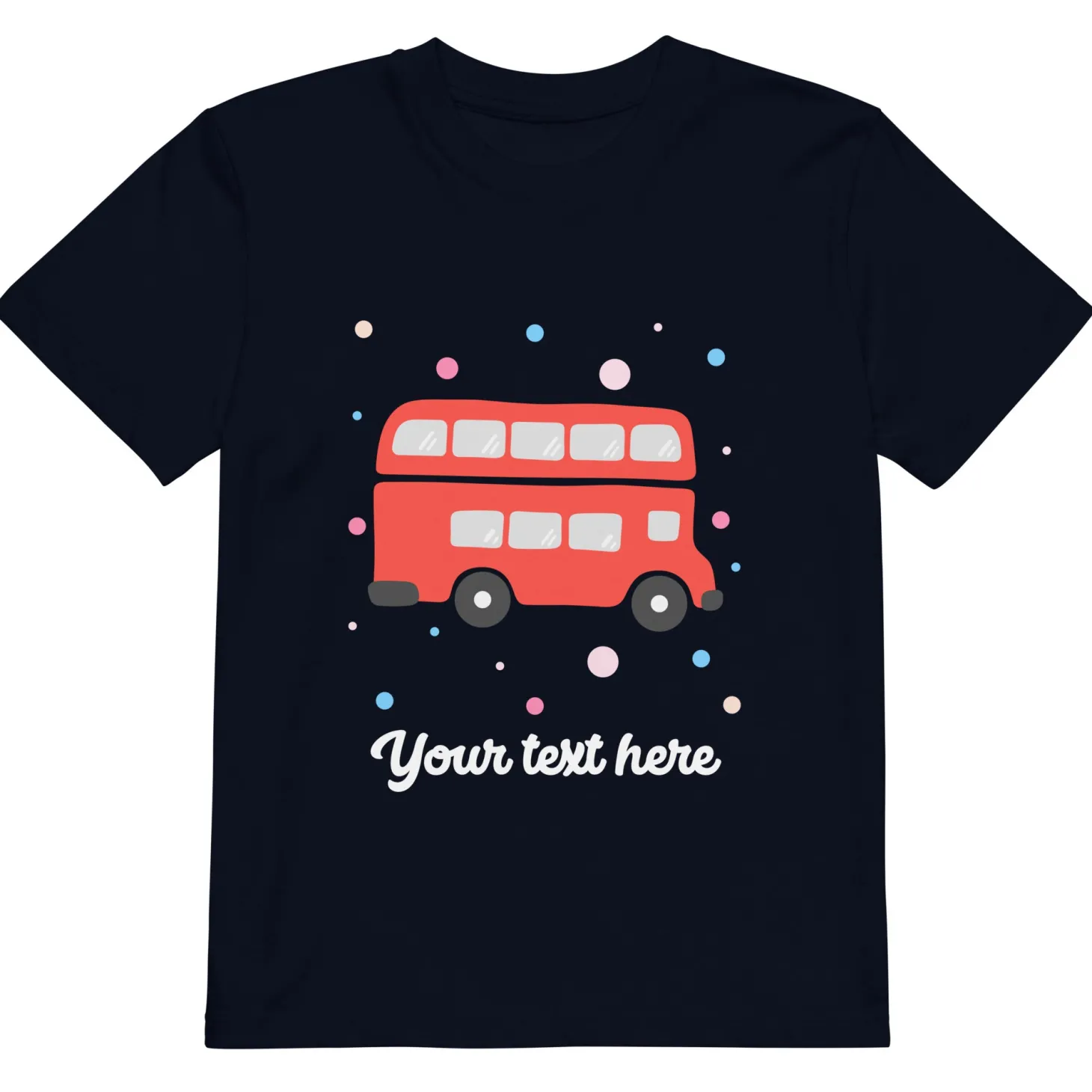 personalised_custom_text__organic_cotton_kids_tshirt__london_doodles__red_bus_3.webp New Personalised Custom Text - Organic Cotton Kids T-Shirt - London Doodles - Red Bus Kids Clothing | Children & Baby Clothing