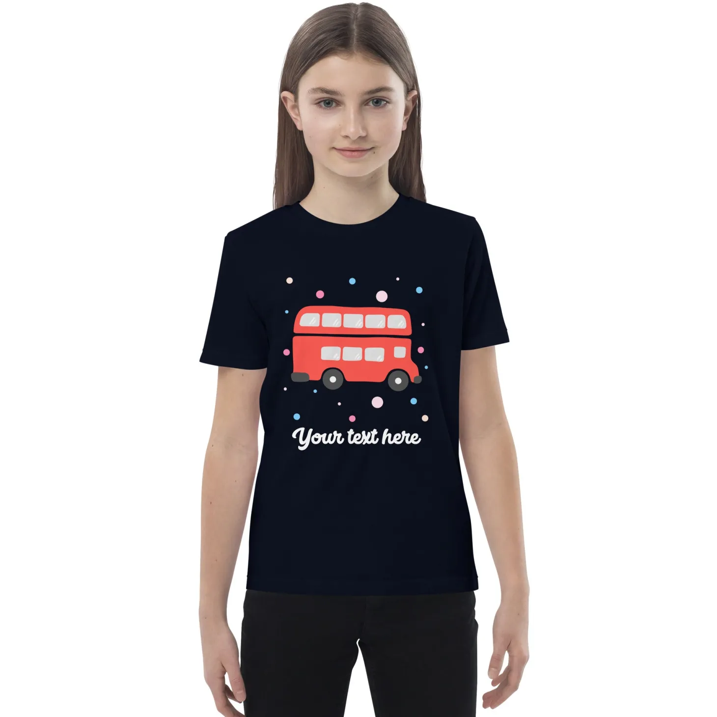 personalised_custom_text__organic_cotton_kids_tshirt__london_doodles__red_bus_5.webp New Personalised Custom Text - Organic Cotton Kids T-Shirt - London Doodles - Red Bus Kids Clothing | Children & Baby Clothing