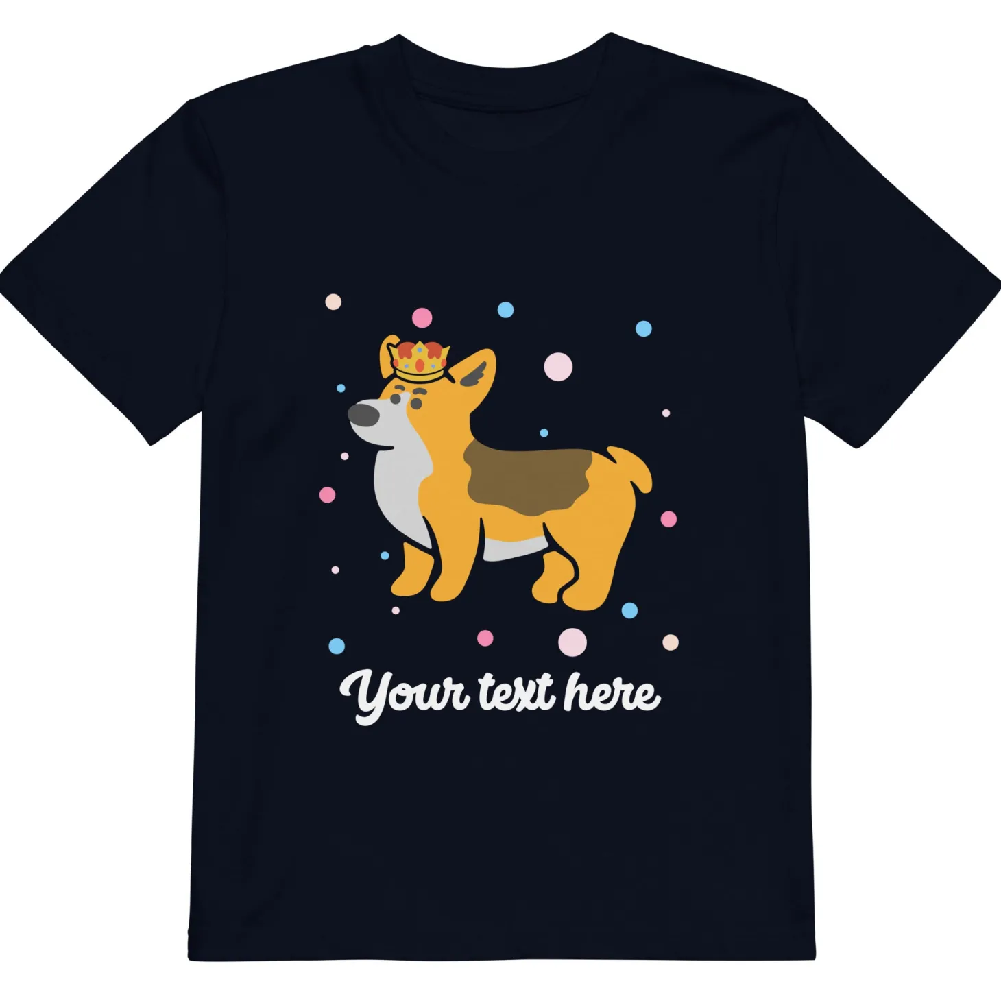 personalised_custom_text__organic_cotton_kids_tshirt__london_doodles__royal_corgi_3.webp Hot Personalised Custom Text - Organic Cotton Kids T-Shirt - London Doodles - Royal Corgi Kids Clothing | Children & Baby Clothing