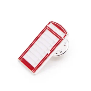 Shop Pin Badge - Telephone Box Jewellery & Pins