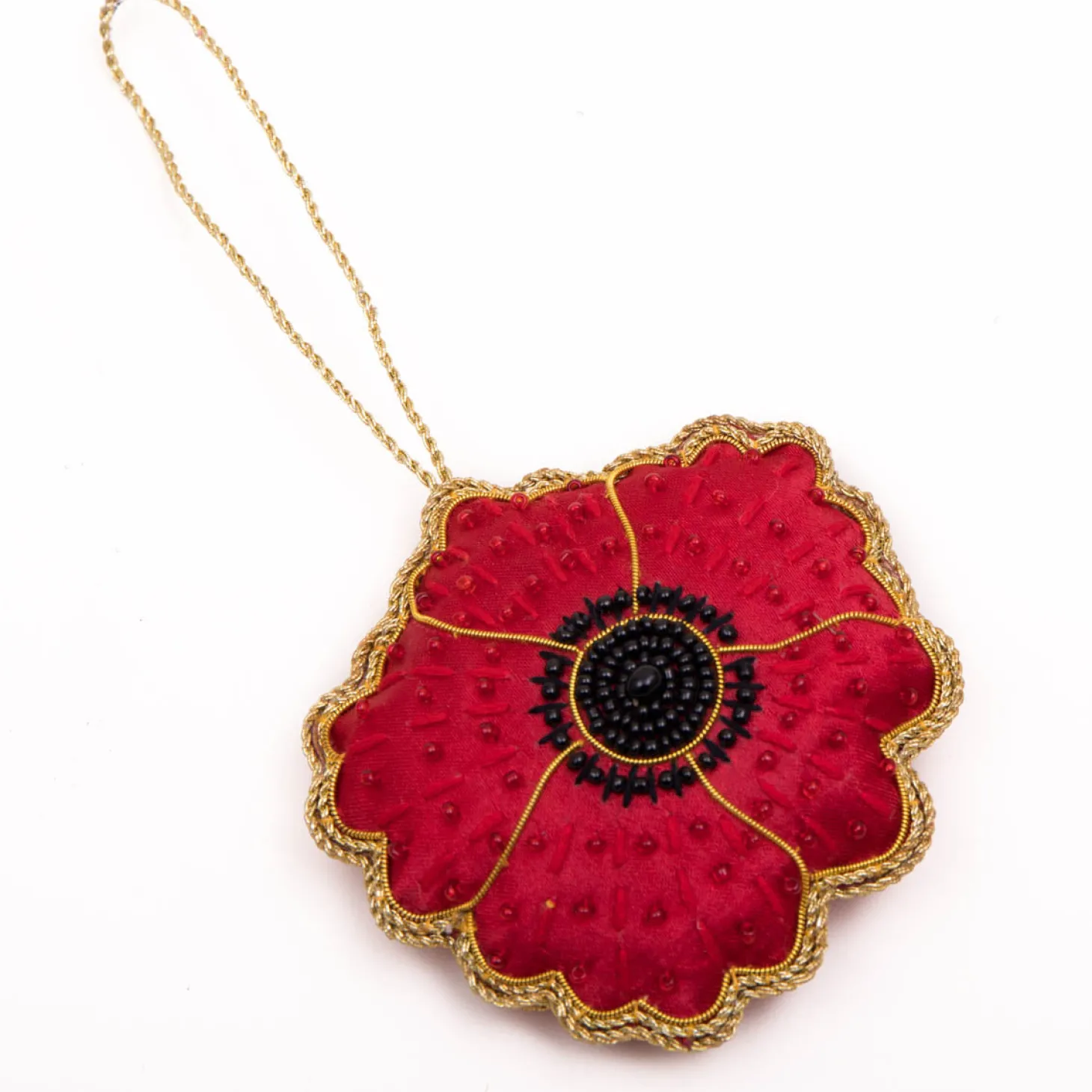 poppy__stitched_decoration_0.webp New Poppy 1914-1918 Stitched Decoration Christmas Decorations | Christmas Decorations