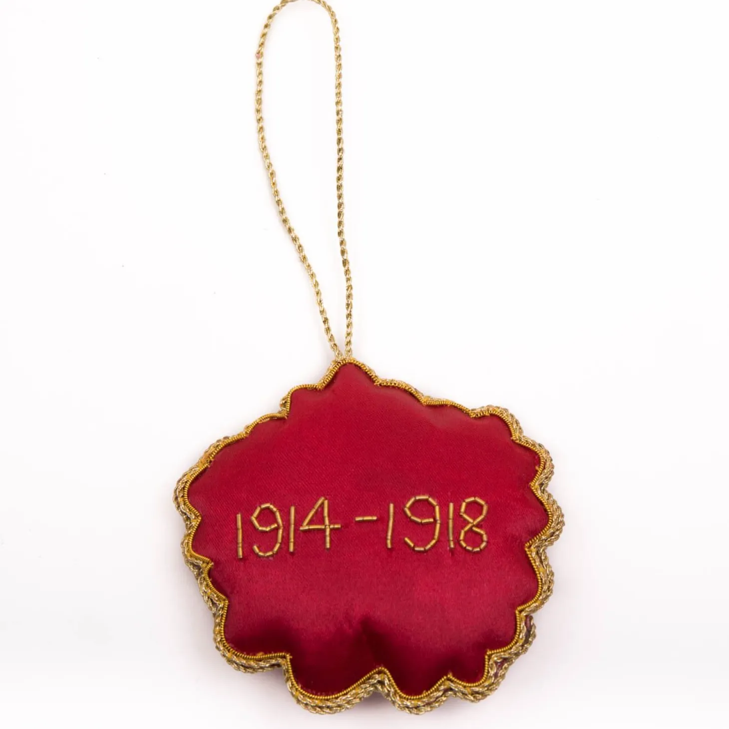 poppy__stitched_decoration_1.webp New Poppy 1914-1918 Stitched Decoration Christmas Decorations | Christmas Decorations