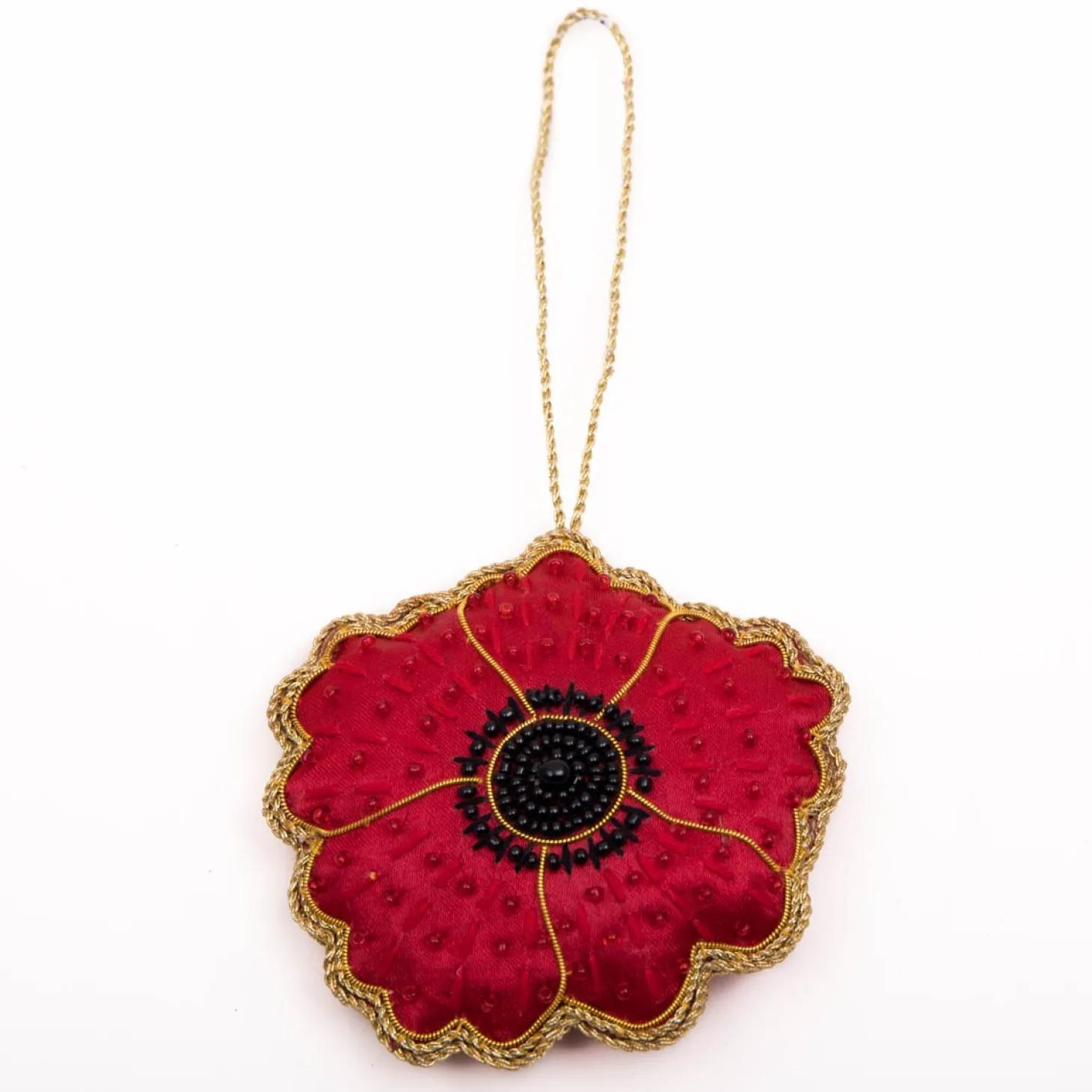 poppy__stitched_decoration_2.webp New Poppy 1914-1918 Stitched Decoration Christmas Decorations | Christmas Decorations