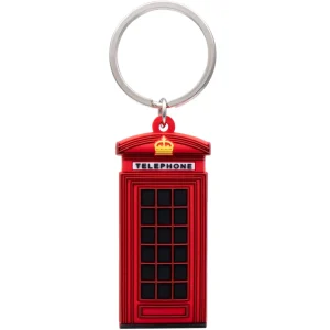 Cheap Post Box & Telephone Box Rubber Keyring Keyrings