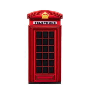 Outlet Red Telephone Box Rubber Magnet Magnets | Fridge Magnets