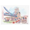 Fashion Relaxing Beneath Tower Bridge Magnet Magnets | Fridge Magnets