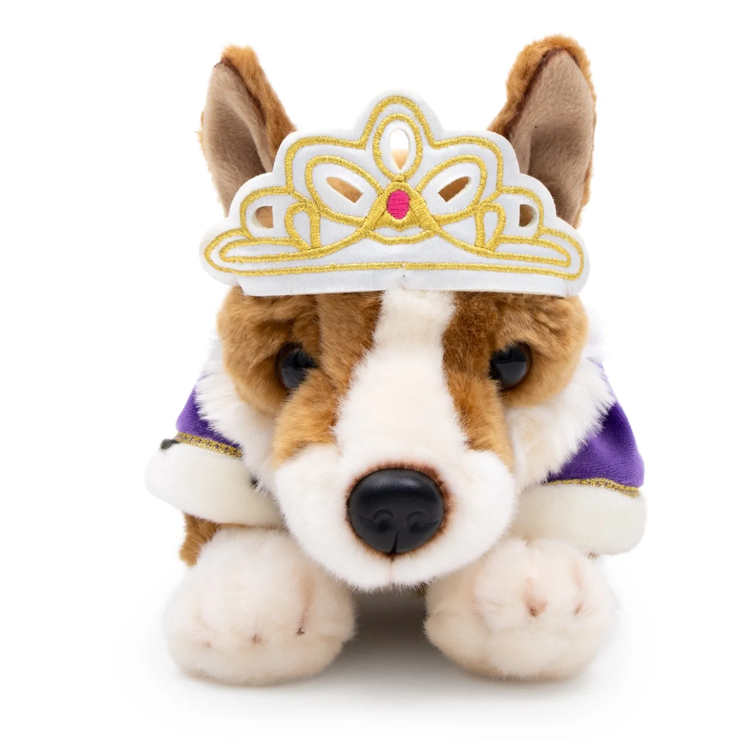 royal_corgi_dog_soft_toy_with_cape_and_crown_2.webp Hot Royal Corgi Dog Soft Toy with Cape and Crown Kids Toys | Toys & Games