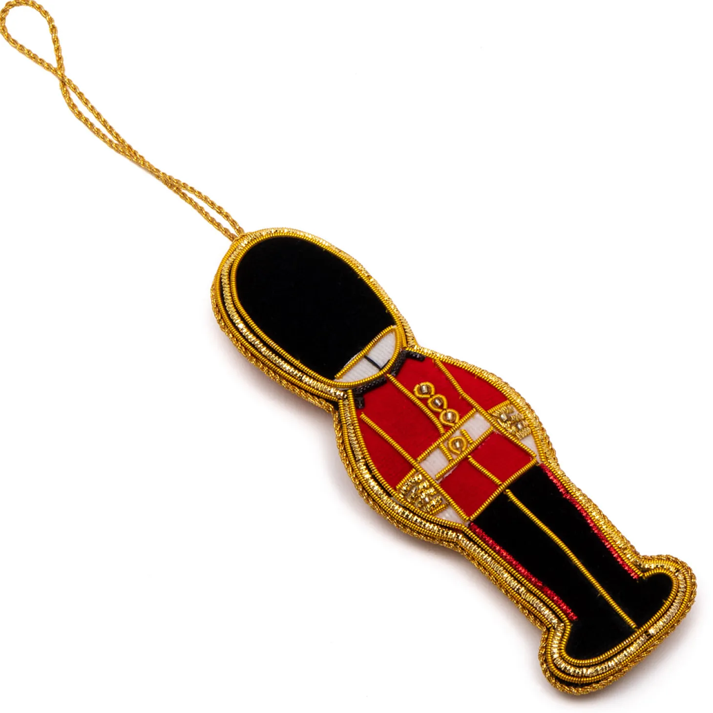 royal_guard_stitched_christmas_decoration__gold_trim_1.webp Shop Royal Guard Stitched Christmas Decoration - Gold Trim Christmas Decorations | Christmas Decorations