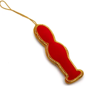 Shop Royal Guard Stitched Christmas Decoration - Gold Trim Christmas Decorations | Christmas Decorations