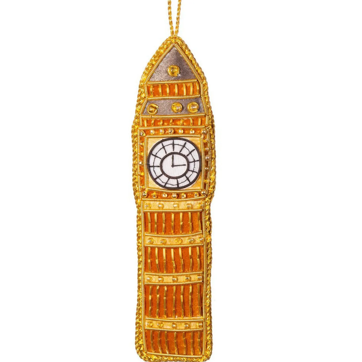 Discount Sass & Belle Big Ben Embroidered Christmas Decoration Christmas Decorations | Christmas Decorations