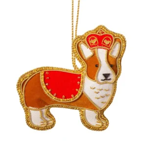 Fashion Sass & Belle Corgi Embroidered Christmas Decoration Christmas Decorations | Christmas Decorations