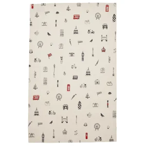 Hot Simply London Organic Cotton Tea Towel by Tea Towels | London Gifts