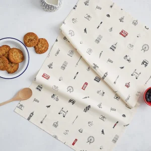 Hot Simply London Organic Cotton Tea Towel by Tea Towels | London Gifts
