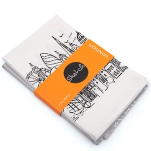 Discount Double Tea Towel Pack Tea Towels | London Gifts