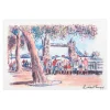 Clearance Summers Day At Tower Bridge Magnet Magnets | Fridge Magnets