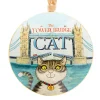 New The Tower Bridge Cat Round Metal Decoration Kids The Tower Bridge Cat | The Tower Bridge Cat