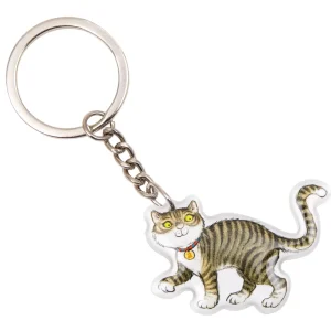 Clearance Shaped PVC Keyring Kids The Tower Bridge Cat | The Tower Bridge Cat