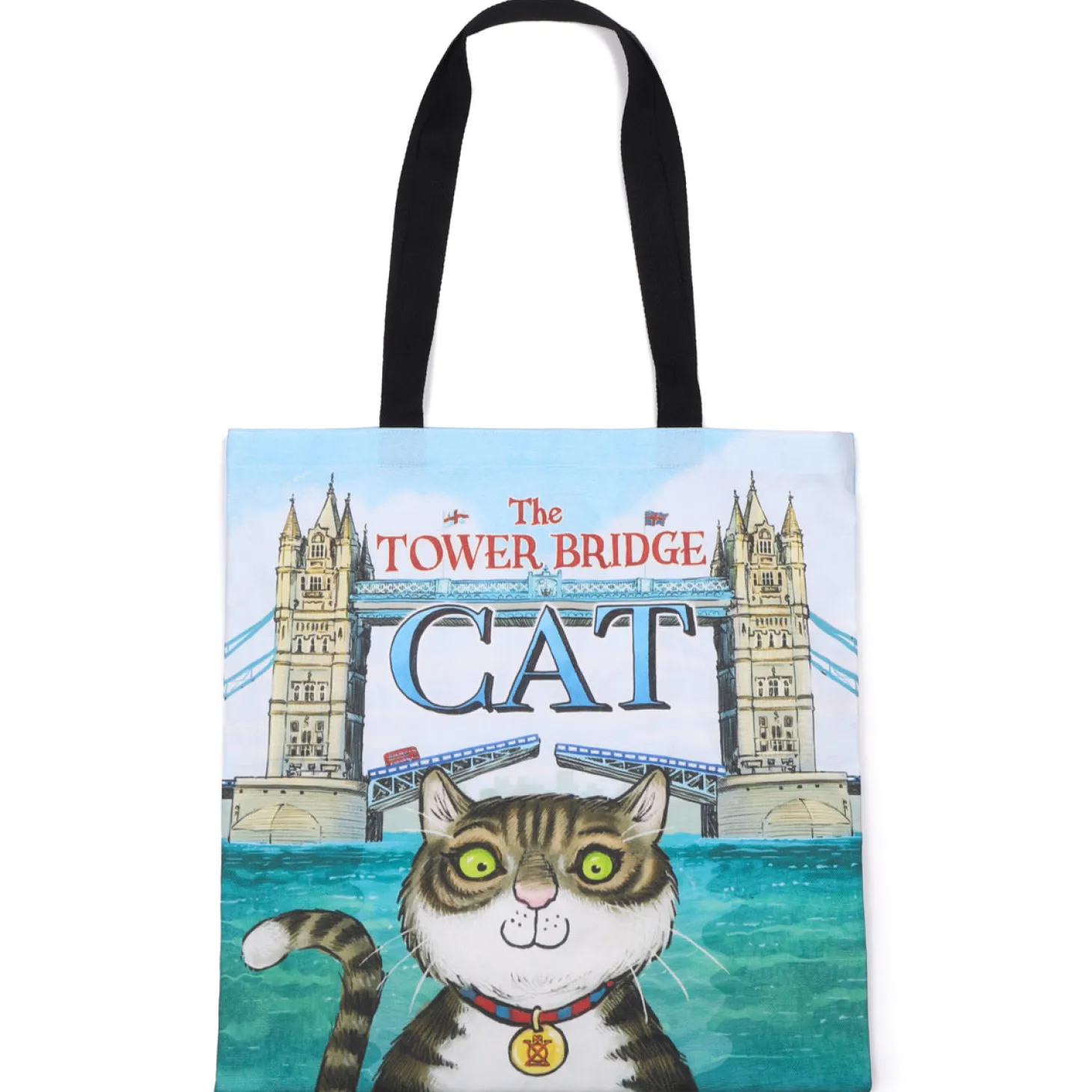 the_tower_bridge_cat_tote_bag_0.webp Fashion Tote Bag Kids Bags | The Tower Bridge Cat