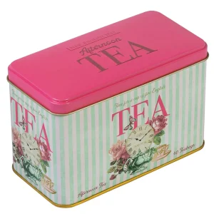 Hot Time For Tea - Pink Tin Food & Drink