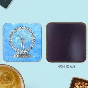 New - Magnetic Coaster - London Eye Coasters | Magnets