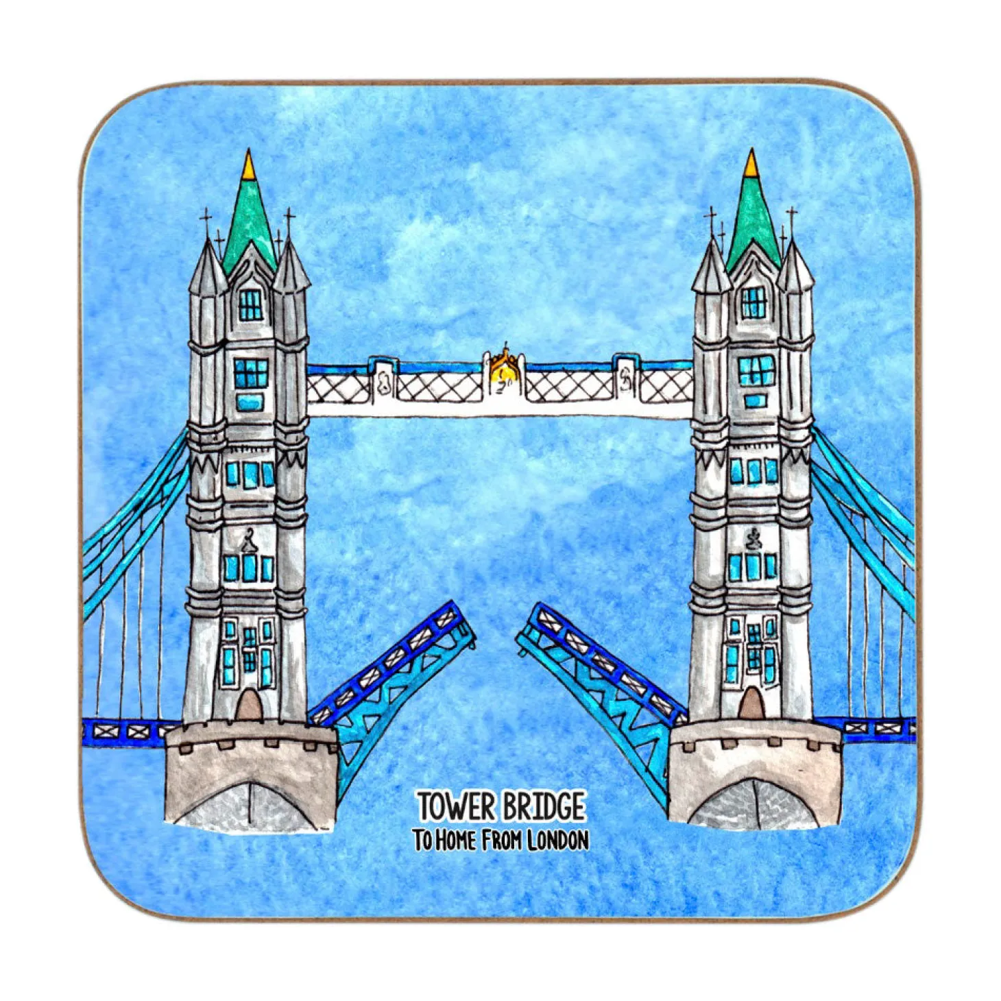 to_home_from_london__magnetic_coaster__tower_bridge_0.webp New - Magnetic Coaster - Tower Bridge Coasters | Magnets
