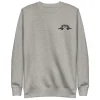 Cheap 1894 Tower Bridge - Thread Embroidered Unisex Premium Sweatshirt Clothing | Tower Bridge Gifts