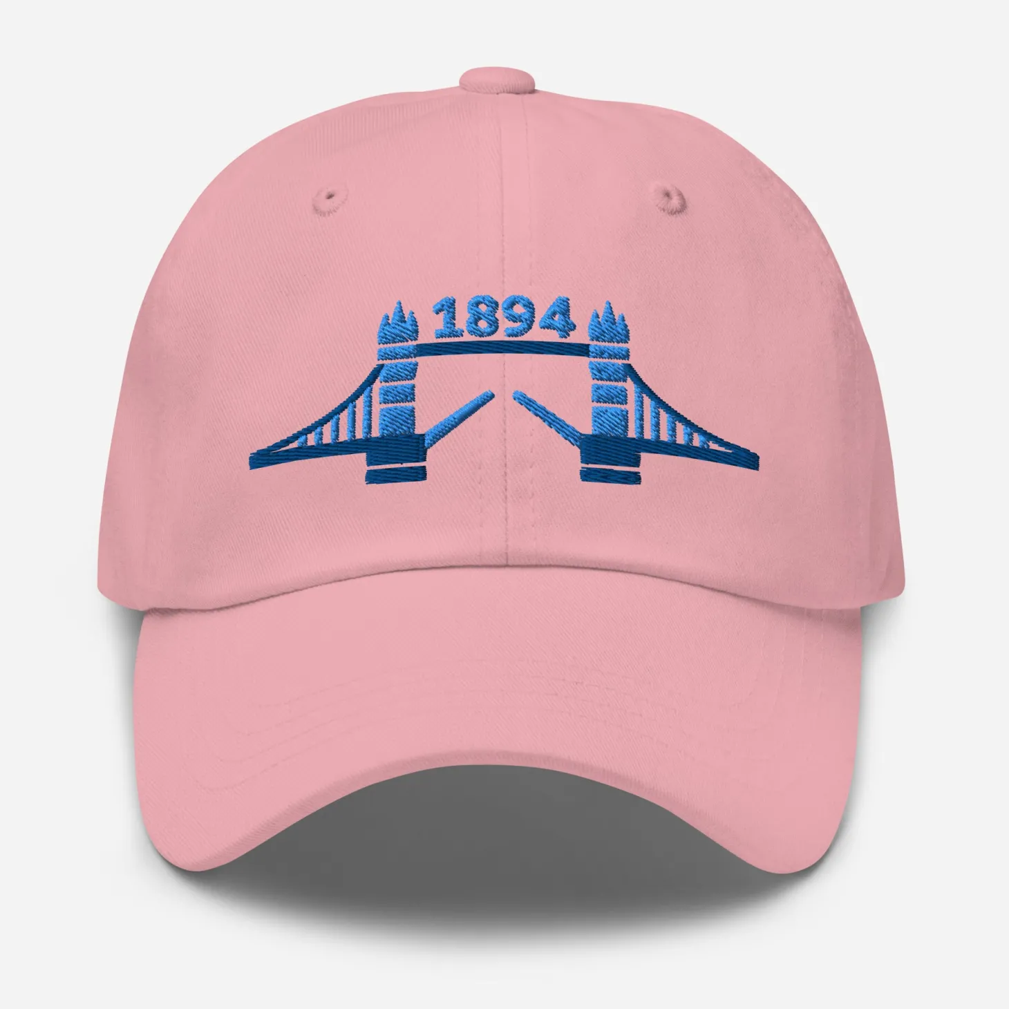 tower_bridge__blue_thread_embroidered_baseball_cap_7.webp Outlet 1894 Tower Bridge - Blue Thread Embroidered Baseball Cap Clothing | Tower Bridge Gifts