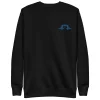 Discount 1894 Tower Bridge - Blue Thread Embroidered Unisex Premium Sweatshirt Clothing | Tower Bridge Gifts