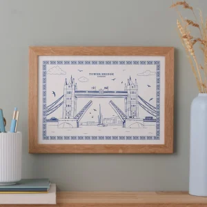 Shop Tower Bridge A4 Print by - Unframed Prints & Posters | Tower Bridge Gifts