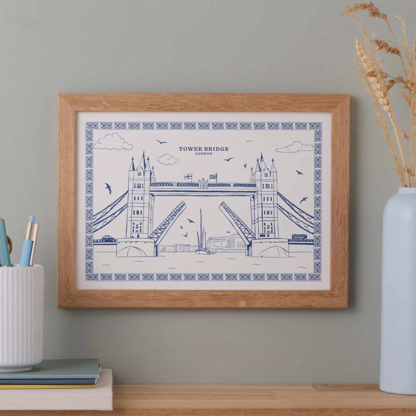 tower_bridge_a_print_by_victoria_eggs__unframed_0.webp Shop Tower Bridge A4 Print by - Unframed Prints & Posters | Tower Bridge Gifts