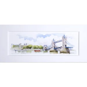 Fashion Tower Bridge & The Tower of London Mounted Print Prints & Posters | Tower Bridge Gifts