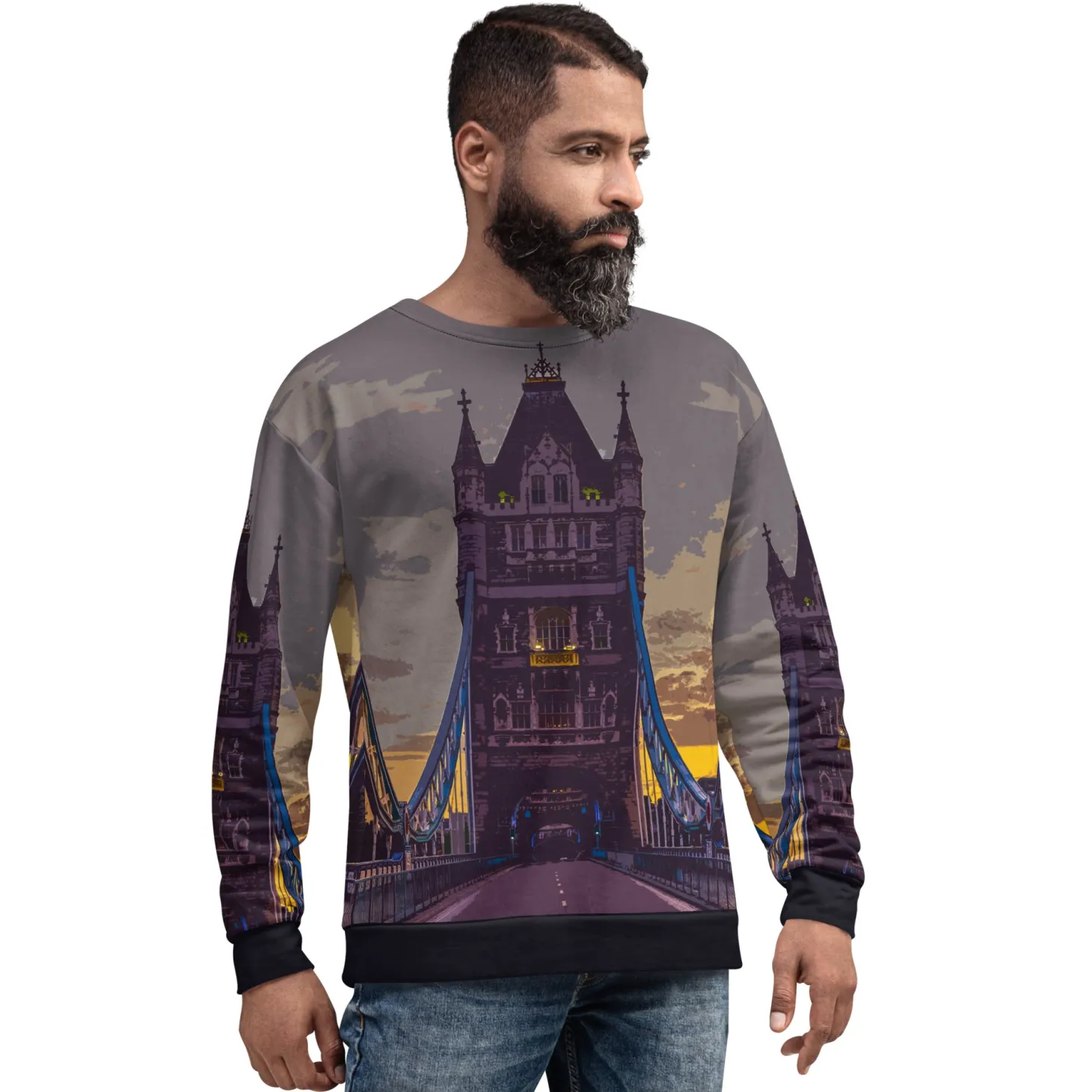 tower_bridge_at_dawn__all_over_print__sweatshirt_0.webp Sale Tower Bridge at Dawn - All Over Print - Sweatshirt Clothing | Tower Bridge Gifts