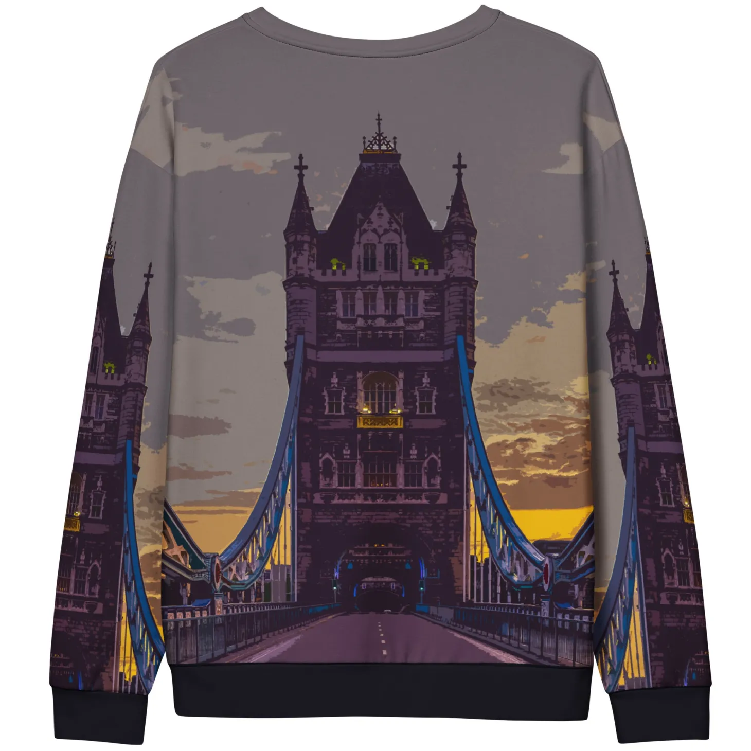 tower_bridge_at_dawn__all_over_print__sweatshirt_2.webp Sale Tower Bridge at Dawn - All Over Print - Sweatshirt Clothing | Tower Bridge Gifts