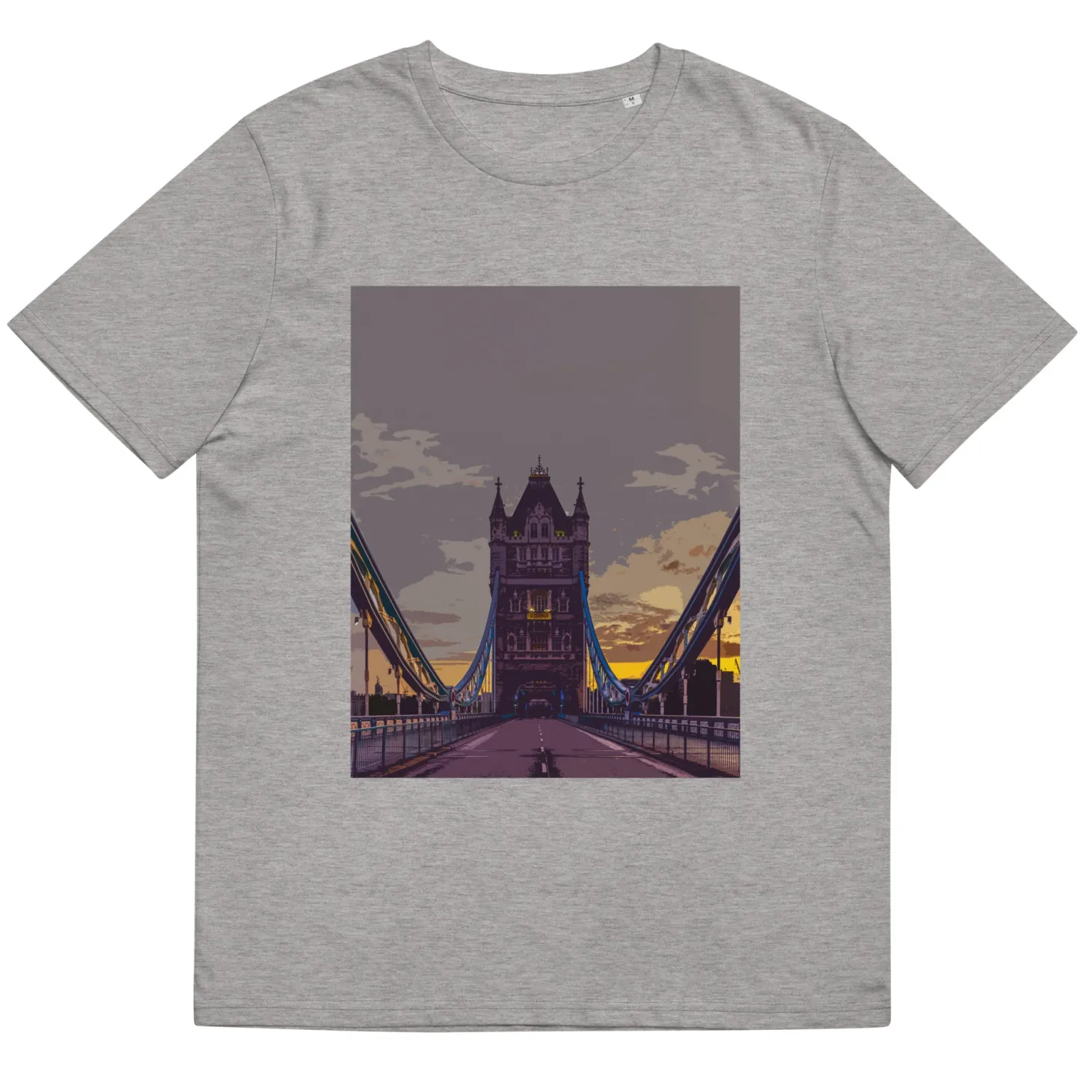 tower_bridge_at_dawn__organic_cotton_tshirt_18.webp Cheap Tower Bridge at Dawn - Organic Cotton T-Shirt Clothing | Tower Bridge Gifts