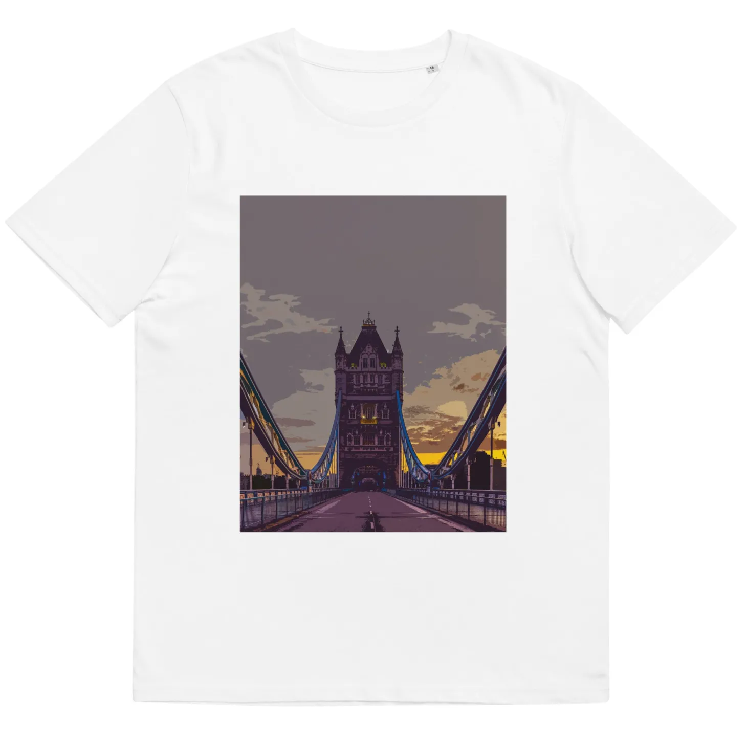 tower_bridge_at_dawn__organic_cotton_tshirt_20.webp Cheap Tower Bridge at Dawn - Organic Cotton T-Shirt Clothing | Tower Bridge Gifts