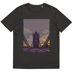 Cheap Tower Bridge at Dawn - Organic Cotton T-Shirt Clothing | Tower Bridge Gifts