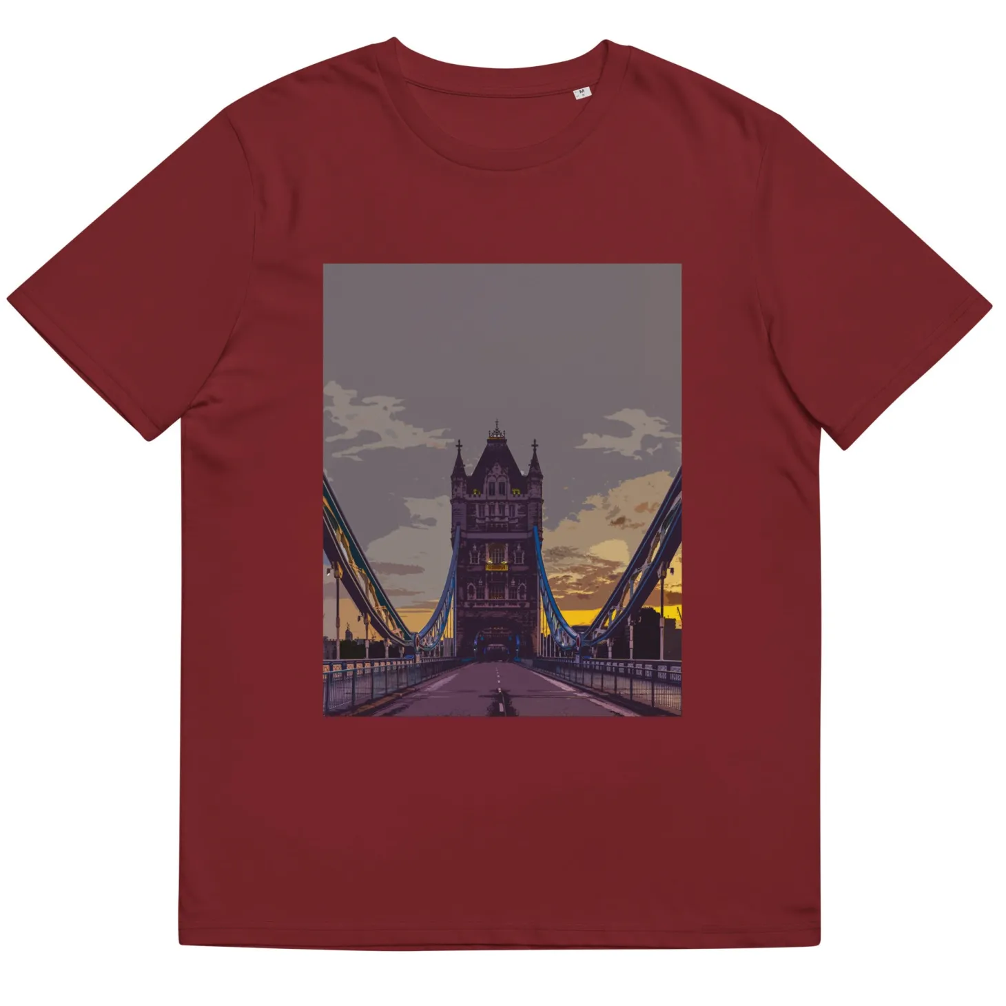 tower_bridge_at_dawn__organic_cotton_tshirt_6.webp Cheap Tower Bridge at Dawn - Organic Cotton T-Shirt Clothing | Tower Bridge Gifts