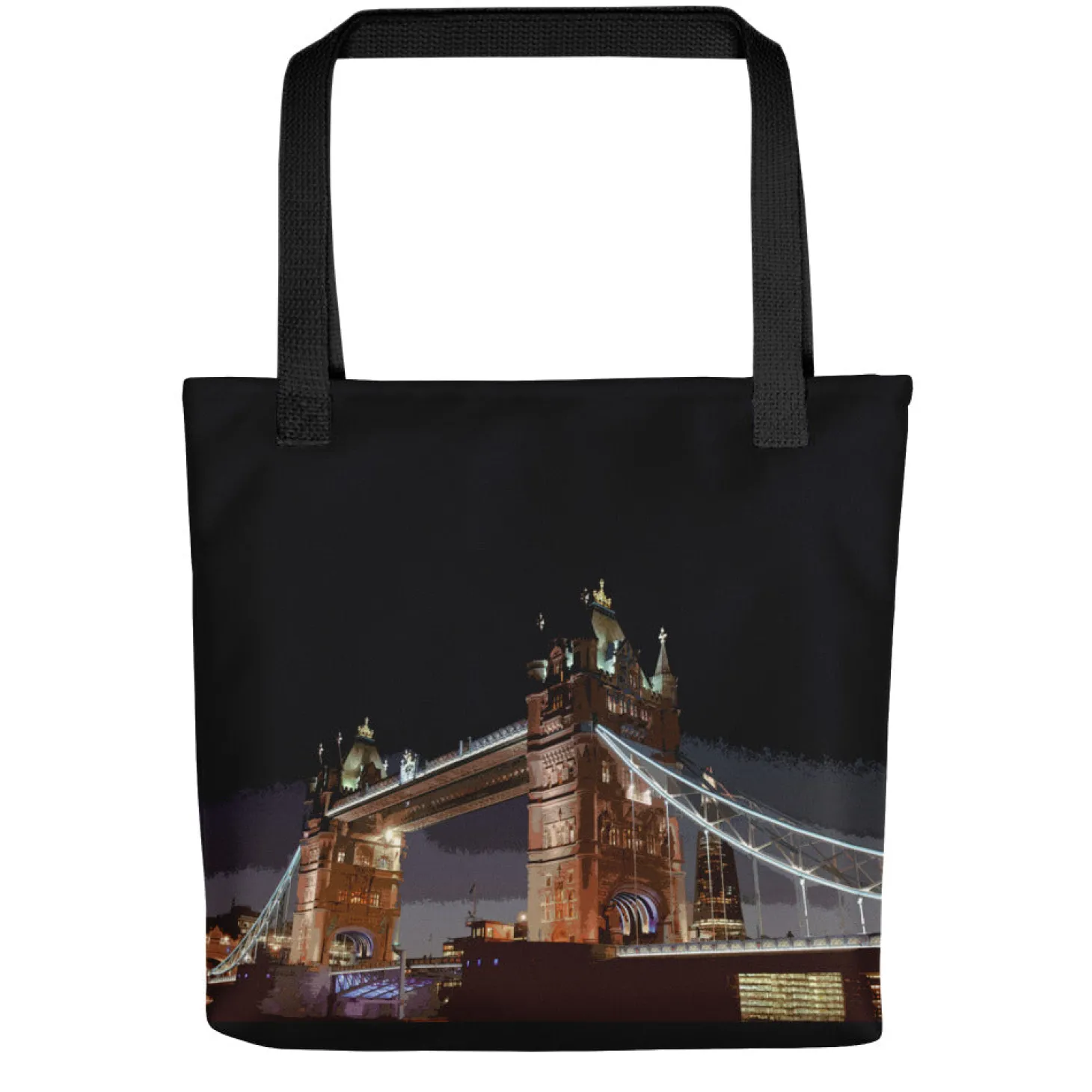 tower_bridge_at_night__all_over_print__tote_bag_2.webp Flash Sale Tower Bridge at Night - All Over Print - Tote Bag Bags | Tower Bridge Gifts
