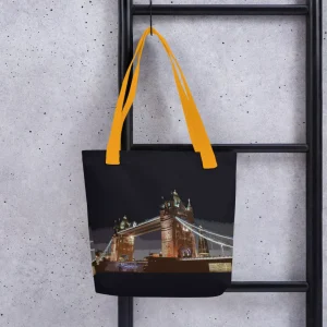 Flash Sale Tower Bridge at Night - All Over Print - Tote Bag Bags | Tower Bridge Gifts