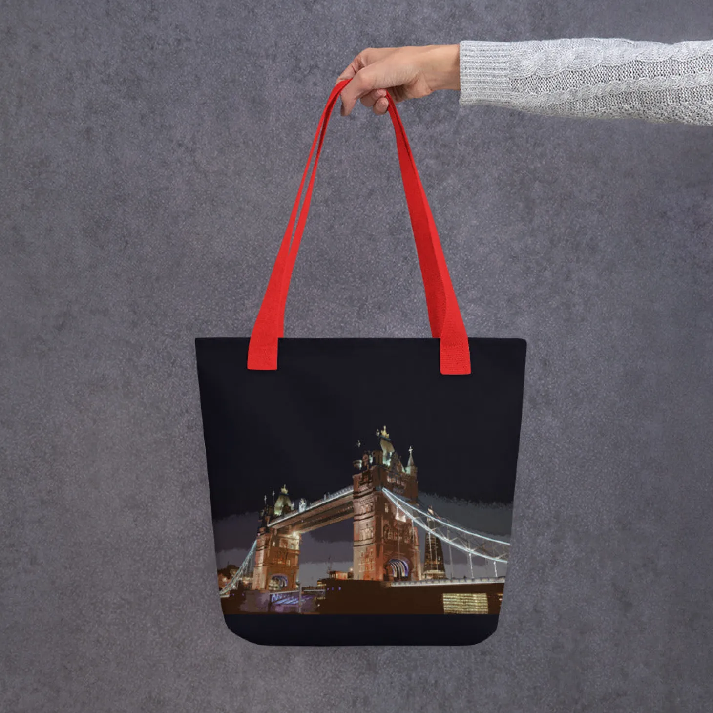 tower_bridge_at_night__all_over_print__tote_bag_7.webp Flash Sale Tower Bridge at Night - All Over Print - Tote Bag Bags | Tower Bridge Gifts