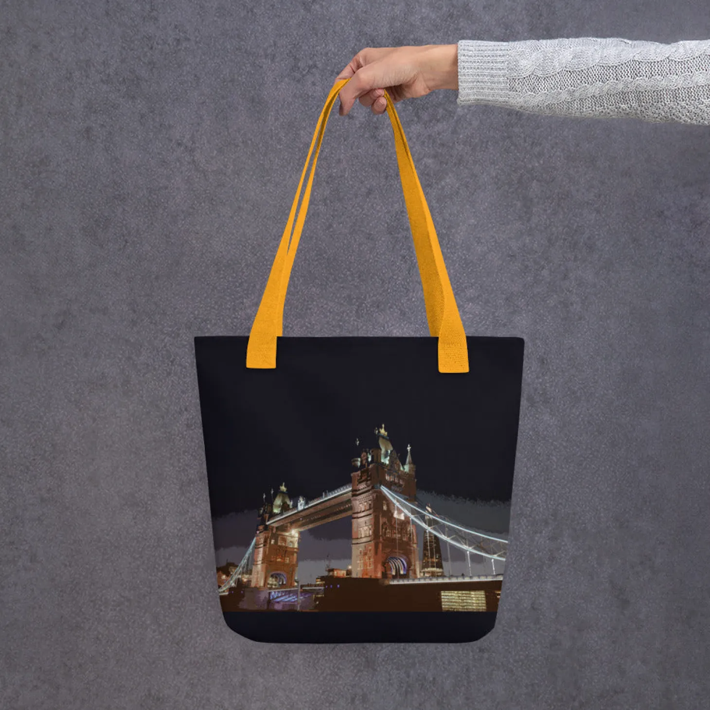 tower_bridge_at_night__all_over_print__tote_bag_8.webp Flash Sale Tower Bridge at Night - All Over Print - Tote Bag Bags | Tower Bridge Gifts