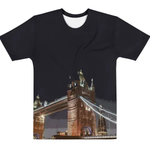 Best Sale Tower Bridge at Night - All Over Print - T-Shirt Clothing | Tower Bridge Gifts