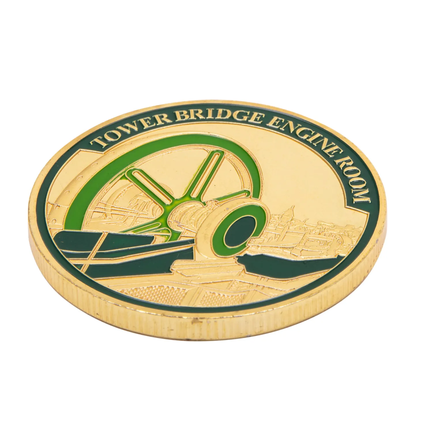 tower_bridge_engine_room_gold_medal_coin_2.webp Sale Engine Room Gold Medal Coin Coins & Collectible Currency | Tower Bridge Gifts