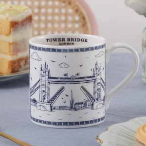 Fashion Tower Bridge Fine Bone China Mug by Mugs | Tower Bridge Gifts