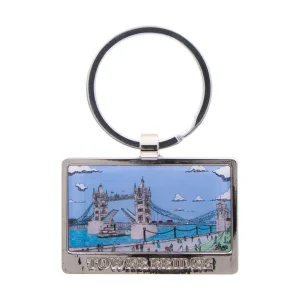 Outlet Tower Bridge Illustration Keyring Keyrings | Tower Bridge Gifts